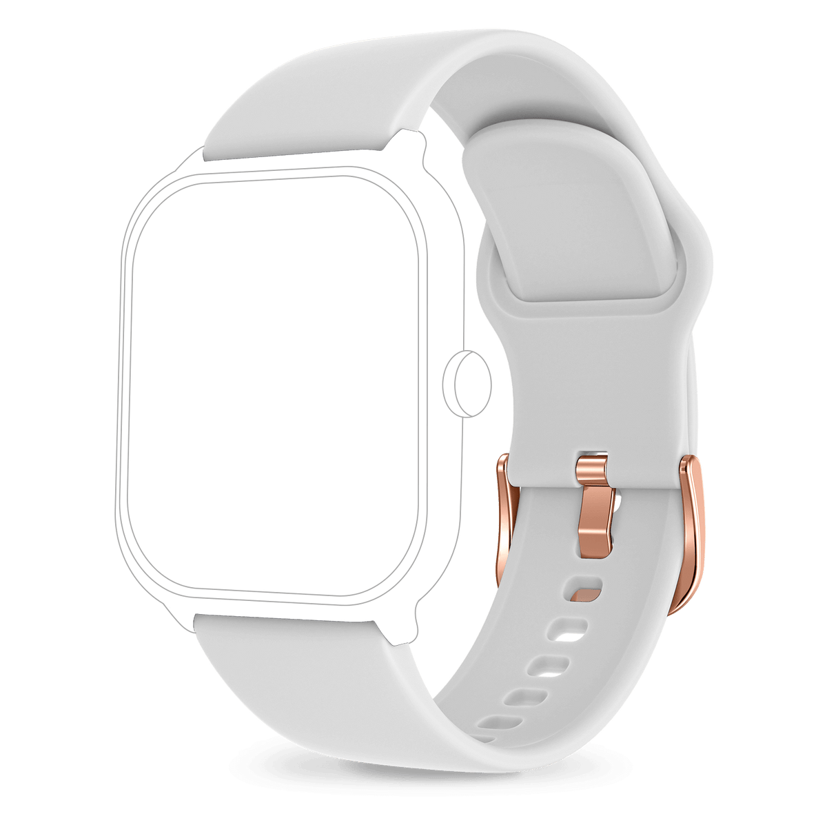 Bracelet ICE Smart - white - rose gold
