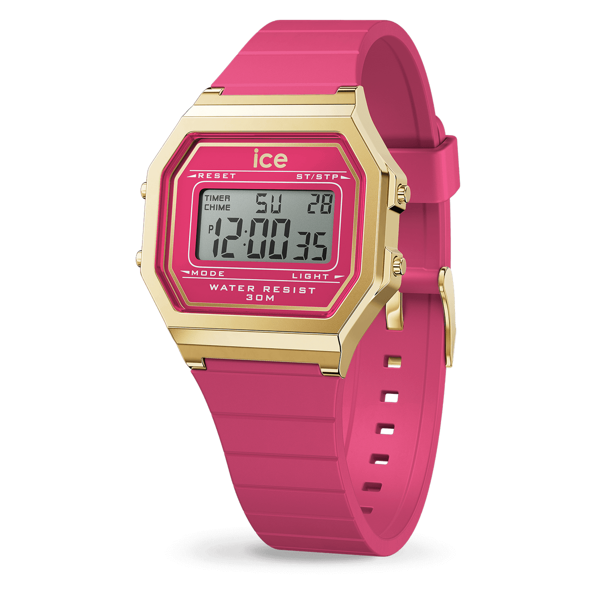 Montre Ice Digit Retro Raspberry Sorbet S