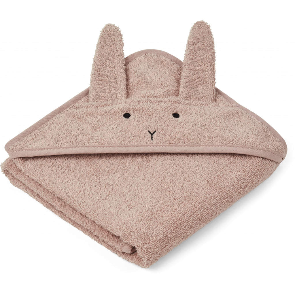 Albert Hooded Towel  Rabbit Rose