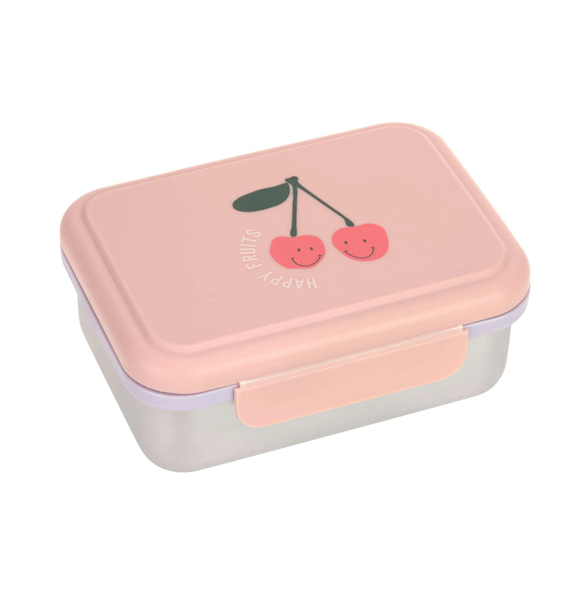 Stainless steel snack box Happy Fruits Cherry