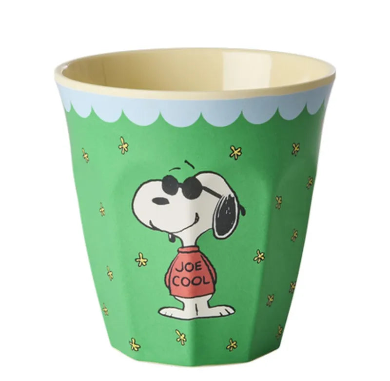 Mok in melanine Snoopy Groen