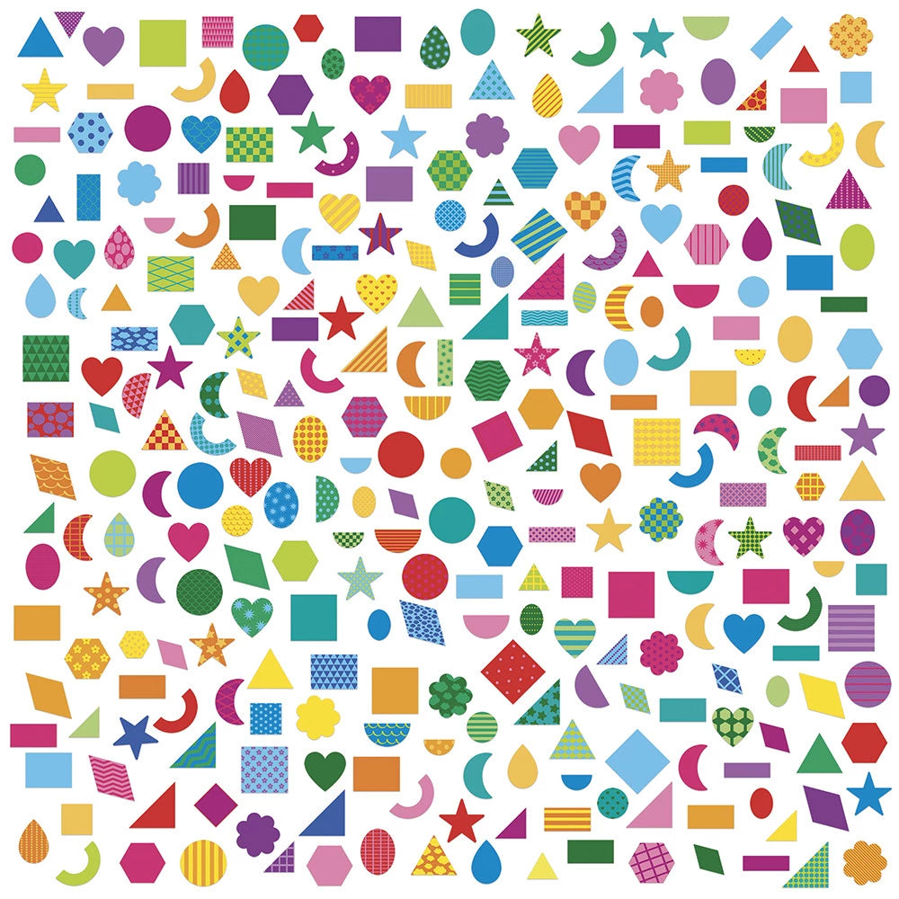300 Stickers - Geometric shapes