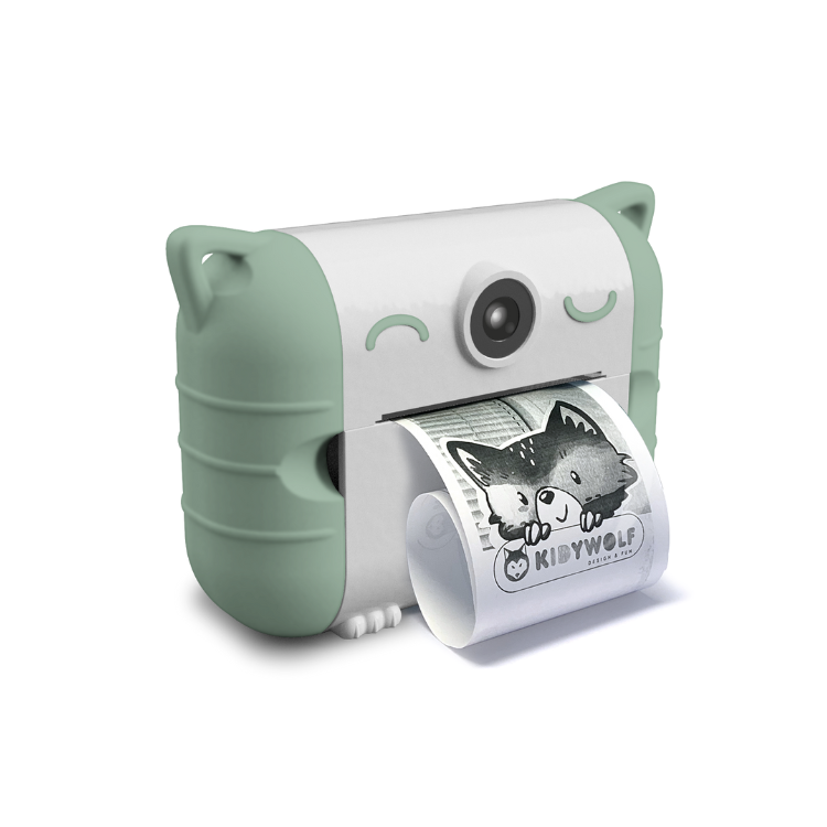 Thermal print camera - KidyPrint Green