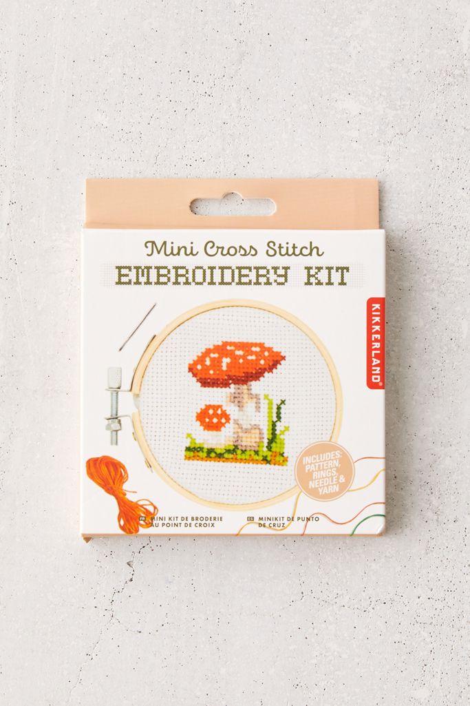 Borduurpakket voor paddestoelen