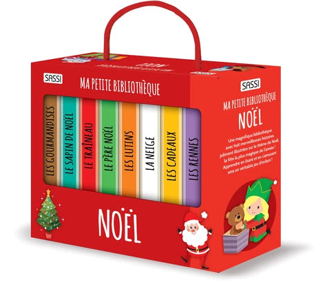 Doos met boeken Mijn eerste bibliotheek - Kerstmis