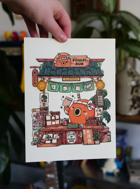 Poster - Poulpi market