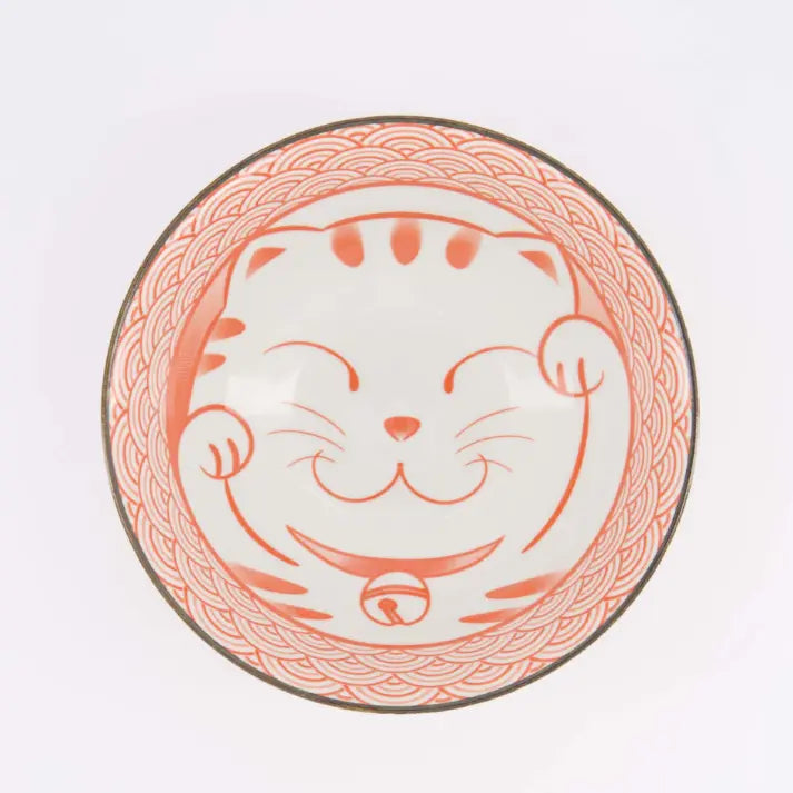 Kawaii Ramenkom Gelukskat Neko Rood – 1 L