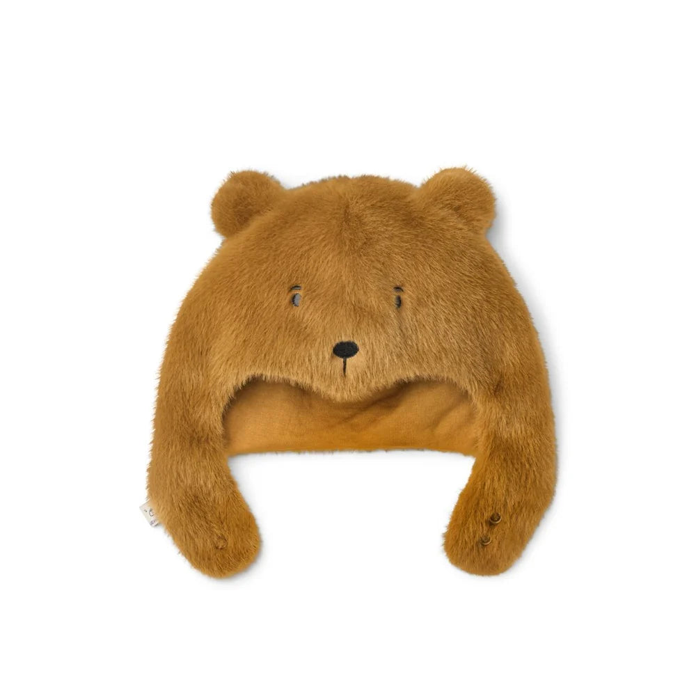 Bonnet Lili Bear Golden Caramel