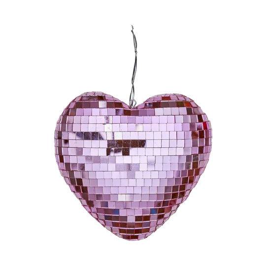 Disco discobal - "hart" Roze
