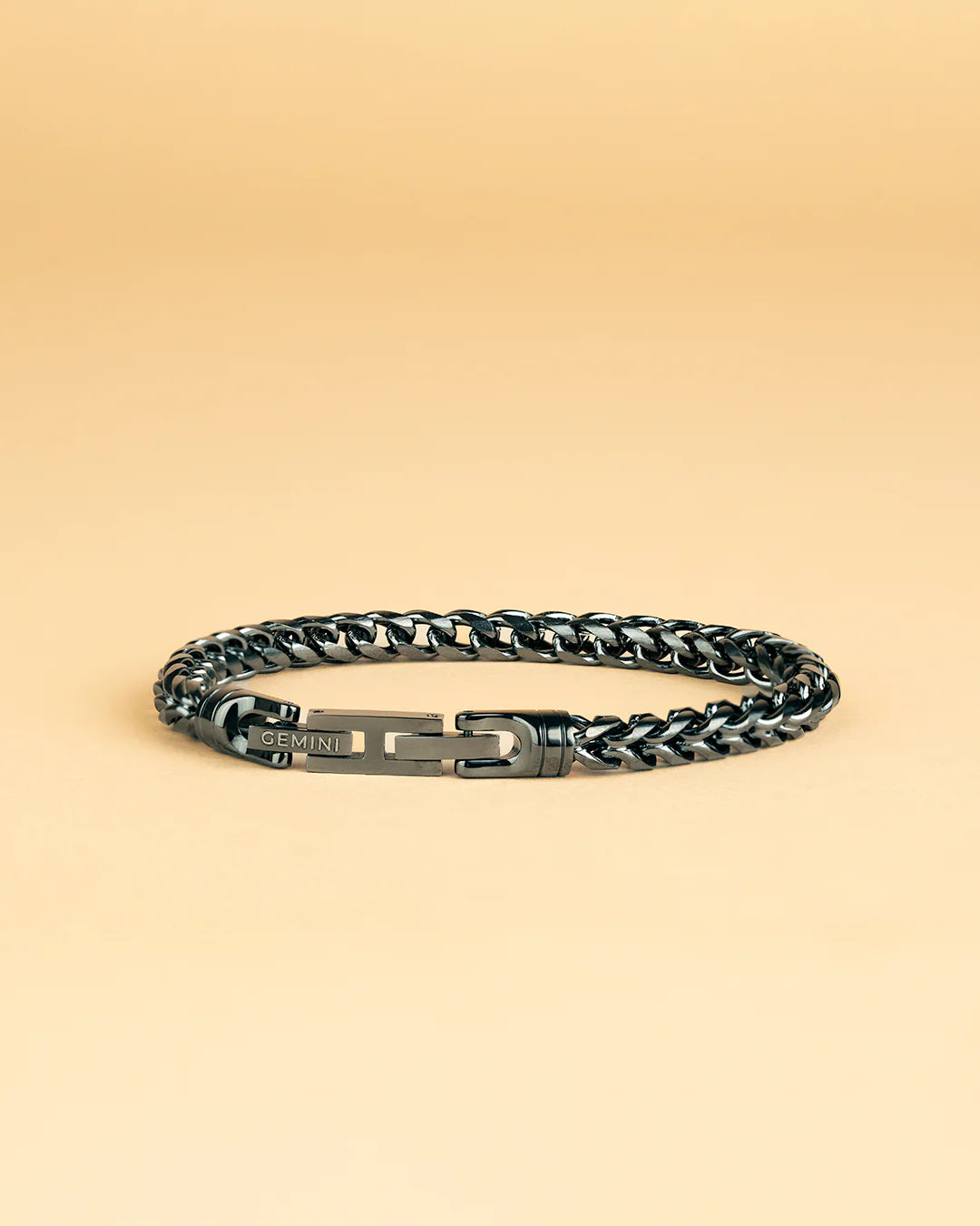 Bracelet Milia Maille Métallique Noir