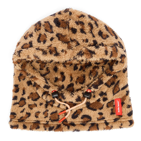 Cagoule Fleece Warmy Leopard