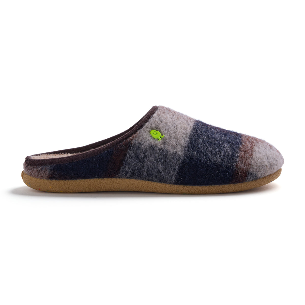 Plaid Slipper brown