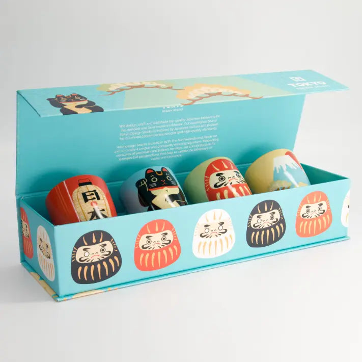 Coffret de 4 tasses Kawaii Japan – 170 ml