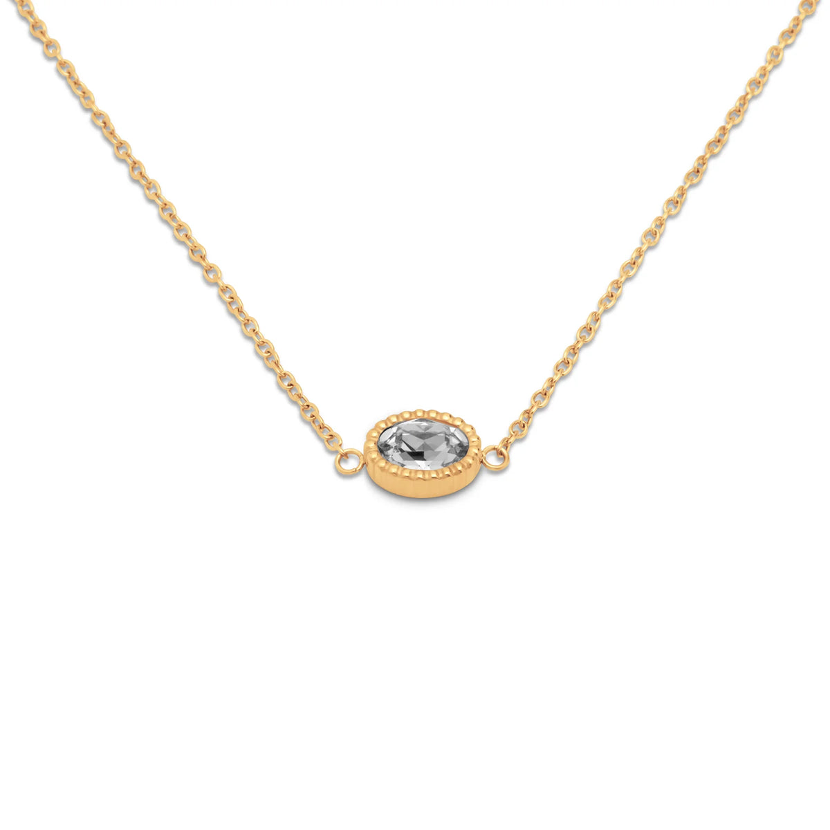Collier Auree Doré - crystal