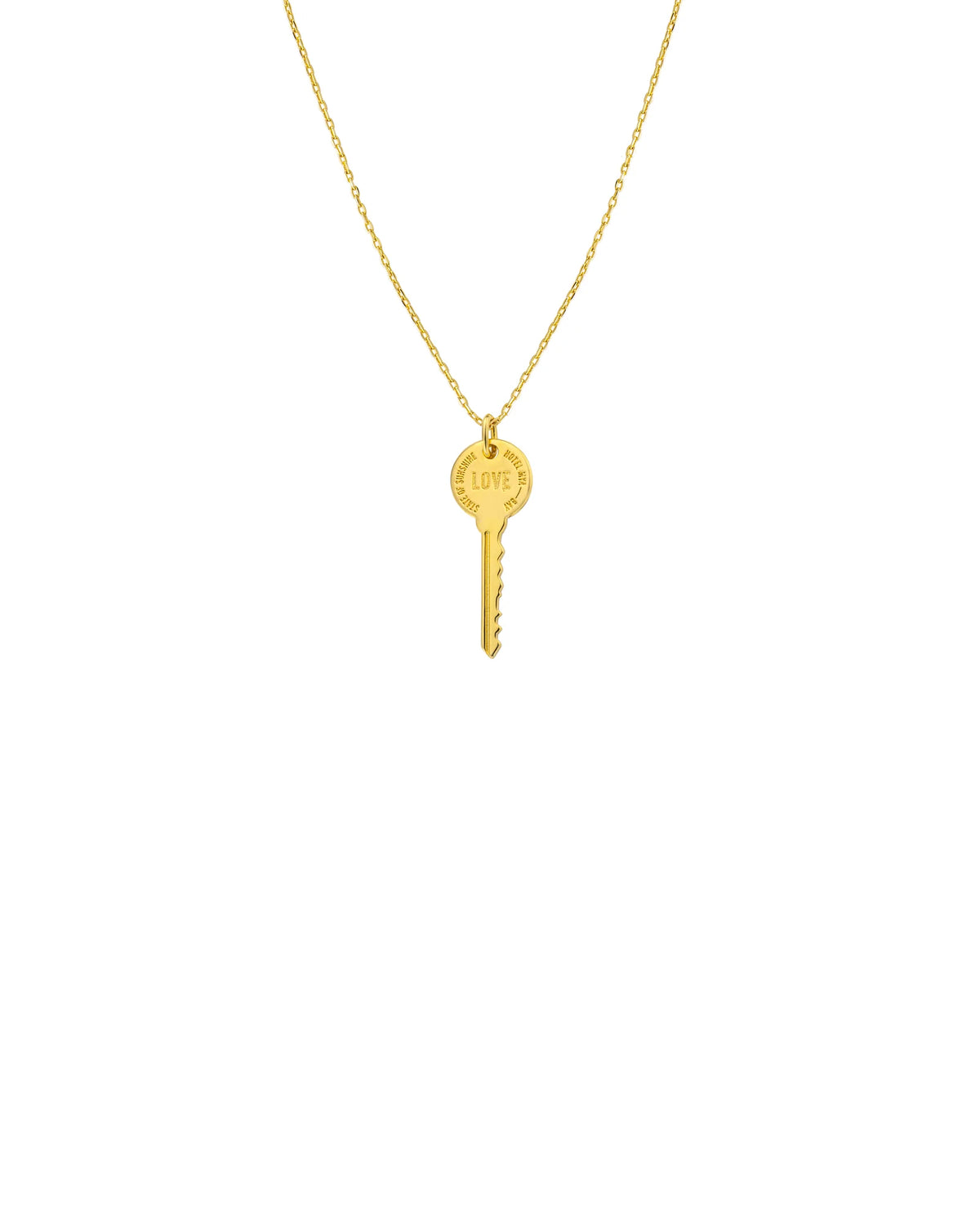 Love Key Necklace
