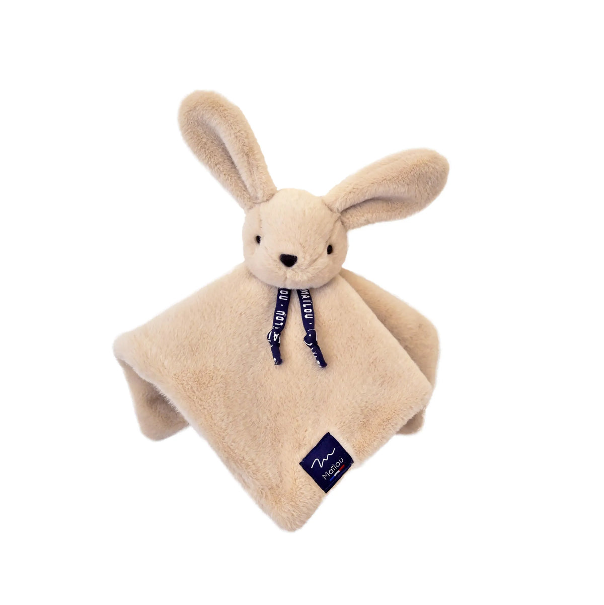 Doudou plat Lapin DORLOTIN - Ivoire