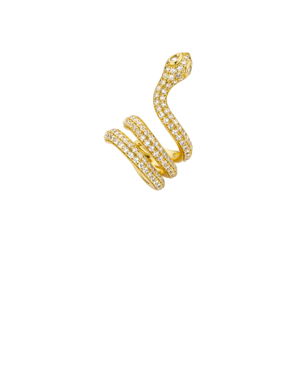 Faux Piercing Earcuff Snake