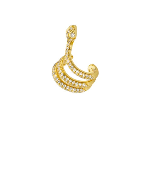 Faux Piercing Earcuff Snake