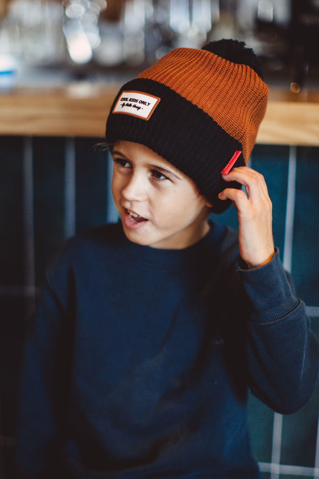 Bonnet Block Blacky Kids