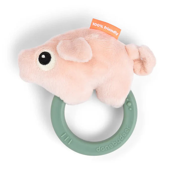 Hochet avec anneau de dentition - Pigee