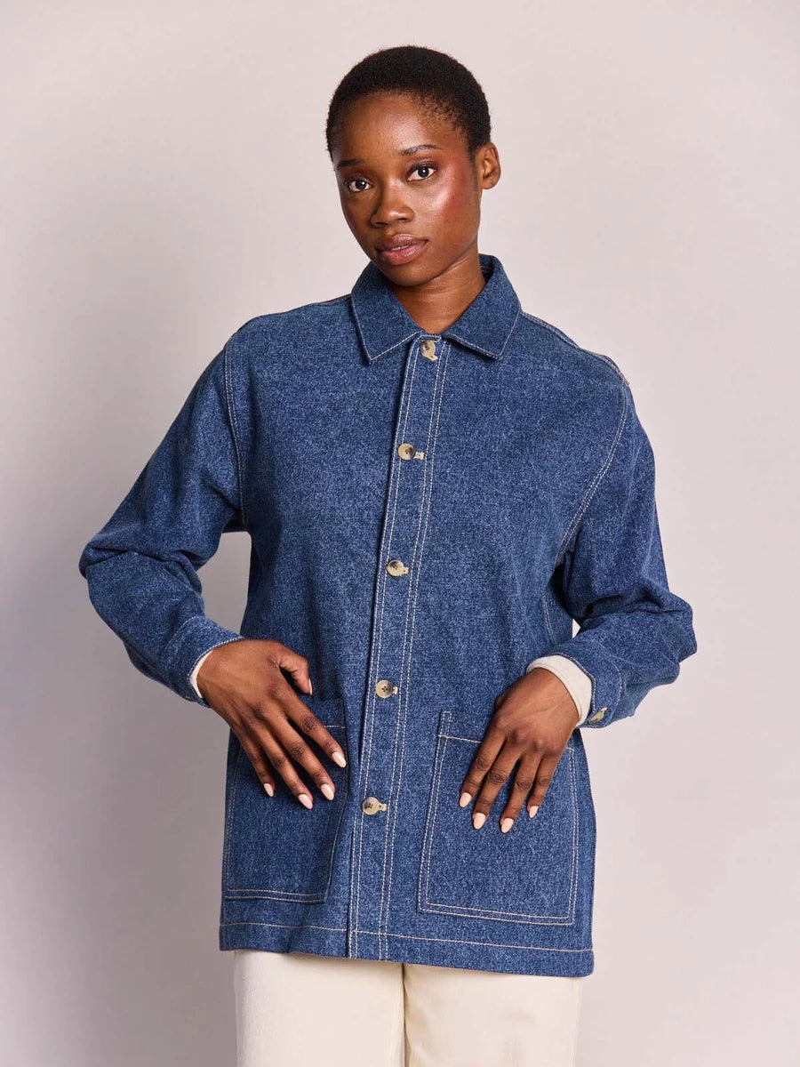 Unisex spijkerjasje Marcel donkerblauw