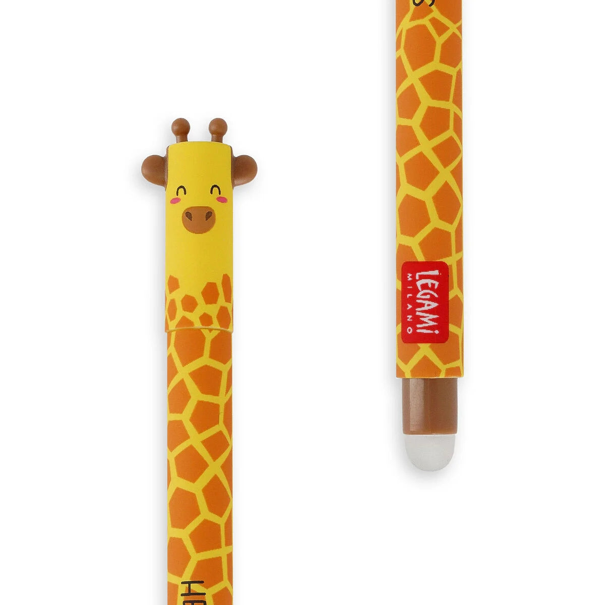 Stylo effaçable Legami Noir - Girafe