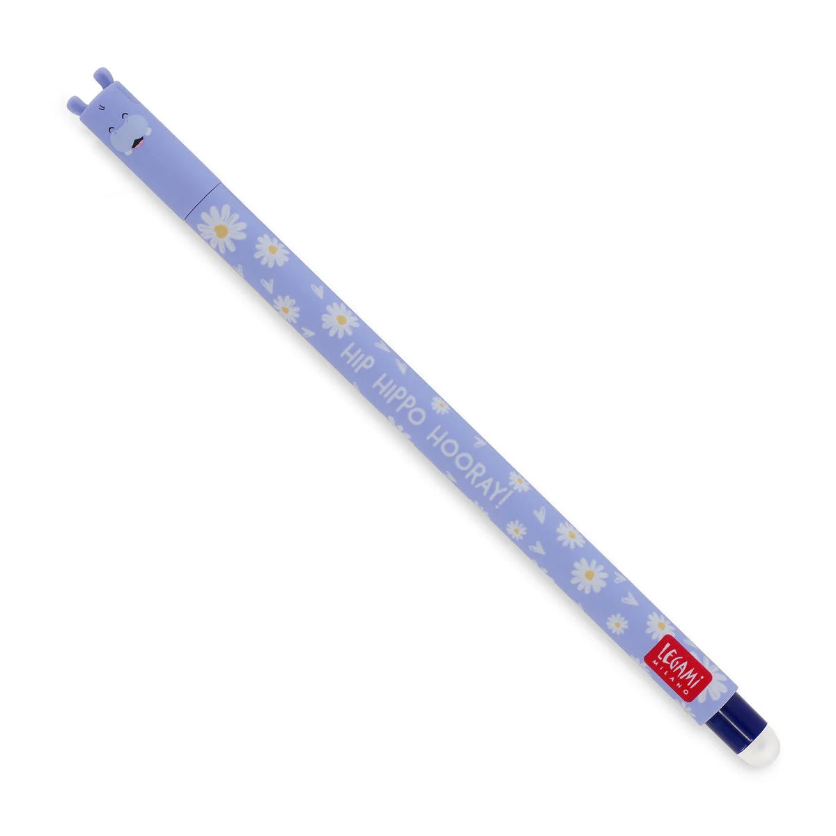 Stylo effaçable Legami Bleu - Hippo