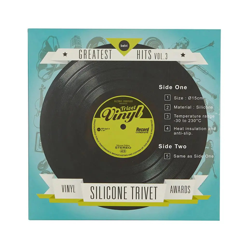 Sous-plat en forme de disque Vinyl