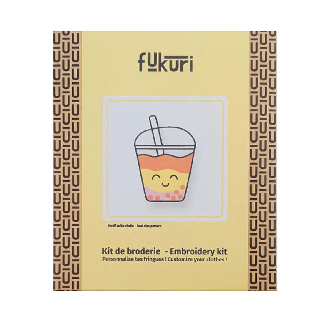 Borduurpakket - Bubble Tea