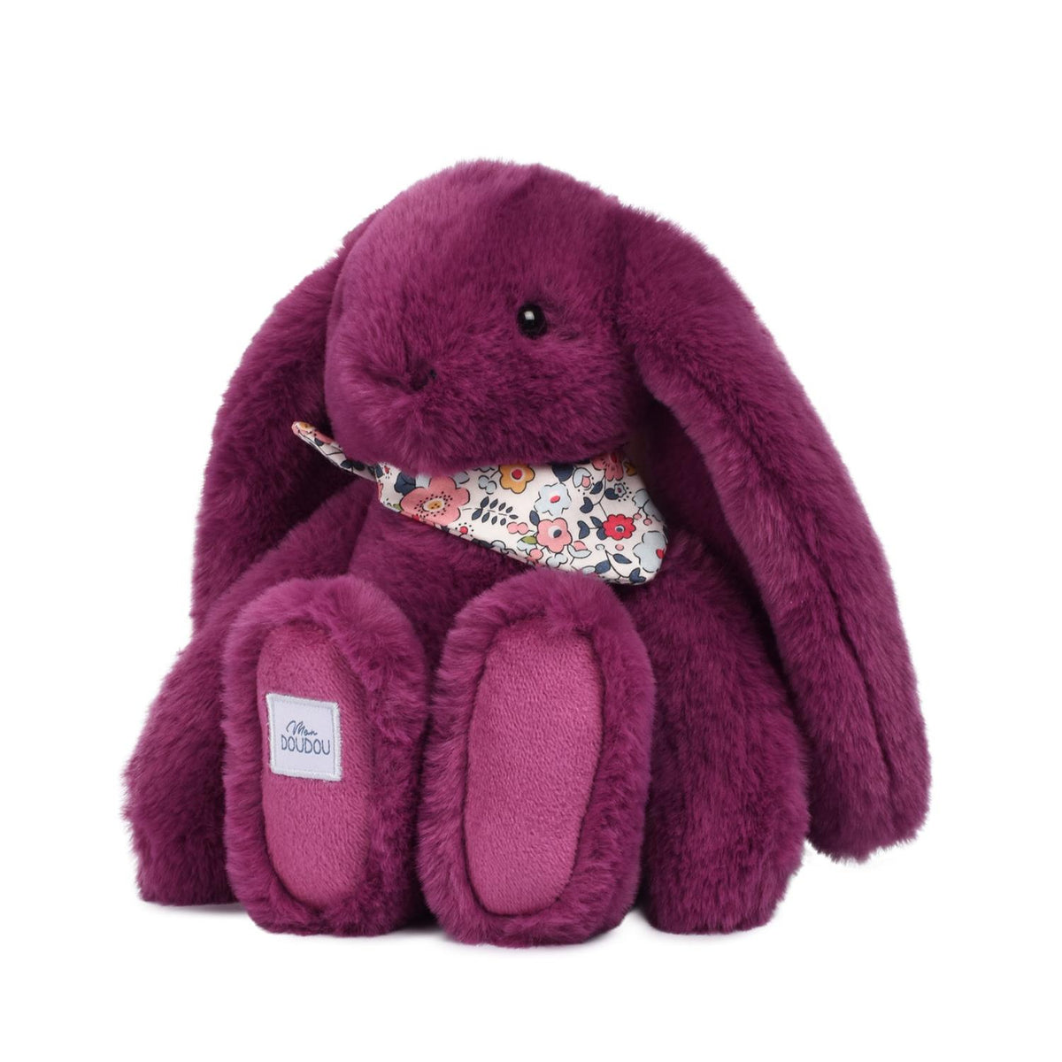 Plum Fleurette Rabbit Plush Toy 25 cm