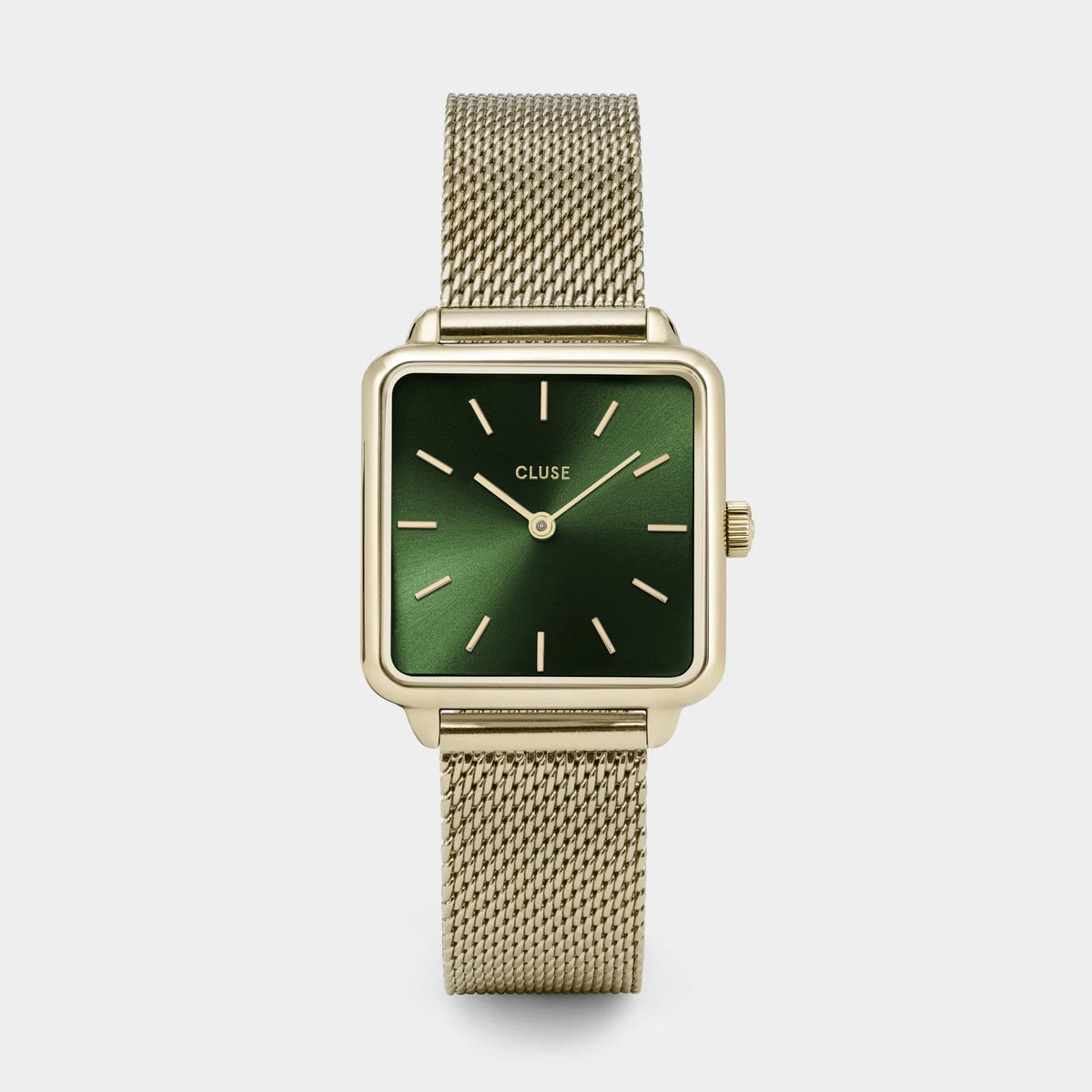 Montre La Tétragone Mesh -  Green -  Gold Colour