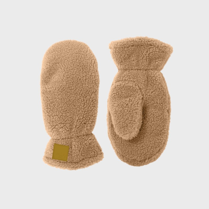 Sherpa fleece wanten - Naturel