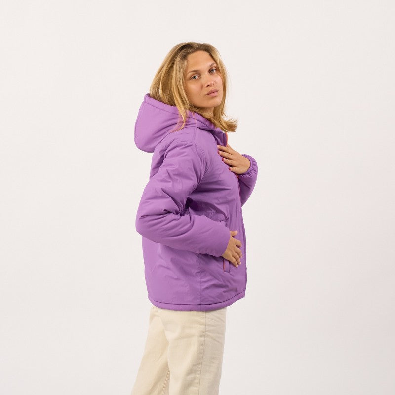 Unisex parka met capuchon - Violet
