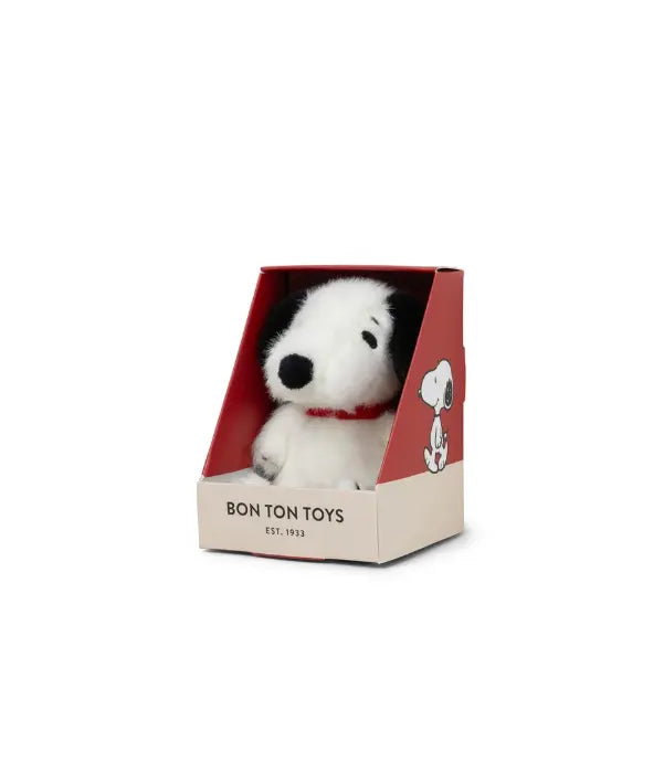 Peluche Lucky Snoopy Fuzzy en coffret