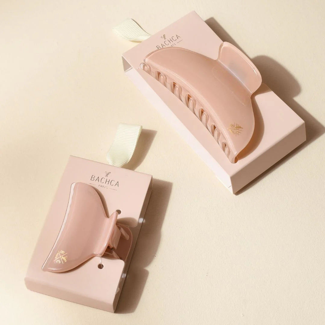 Groot formaat gesuikerde roze opaline clip