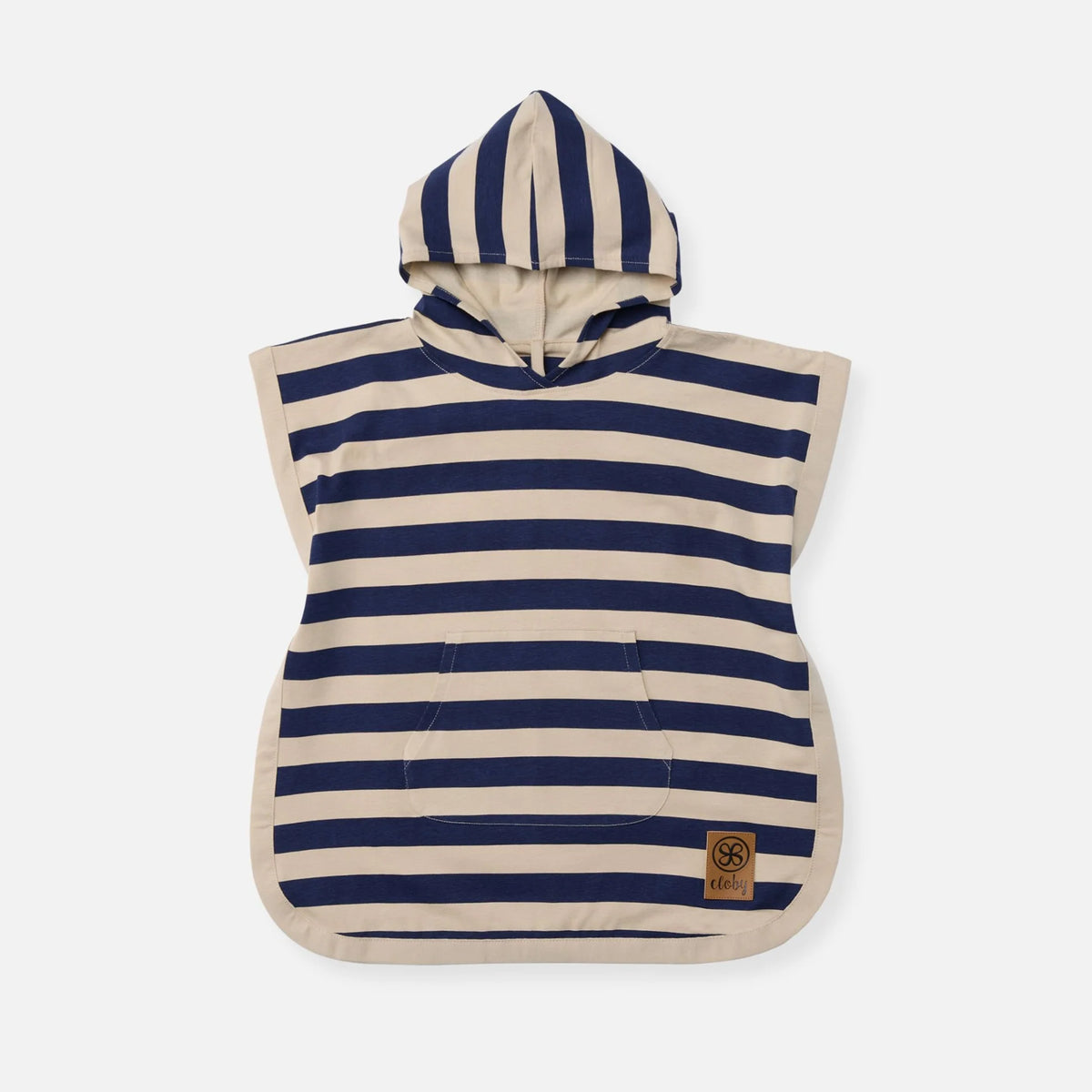 Poncho Anti-UV Cloby Rayures Navy / Sandy