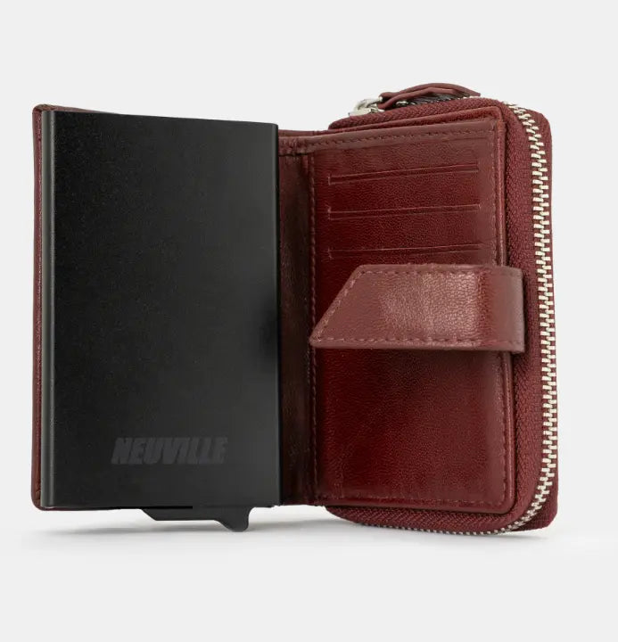 Portefeuille Slider Burgundy