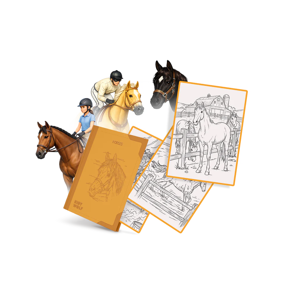 Recharge Kidydraw Pad - Horses