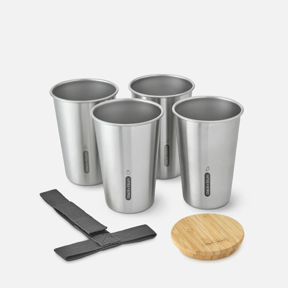 Set van 4 picknickglazen