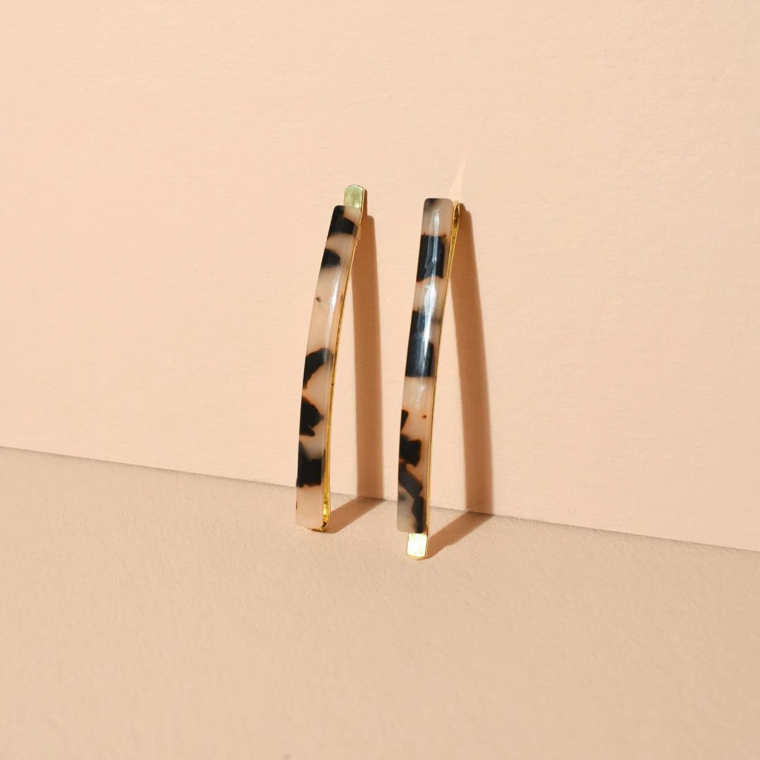 Lot de 2 épingles cheveu écaille