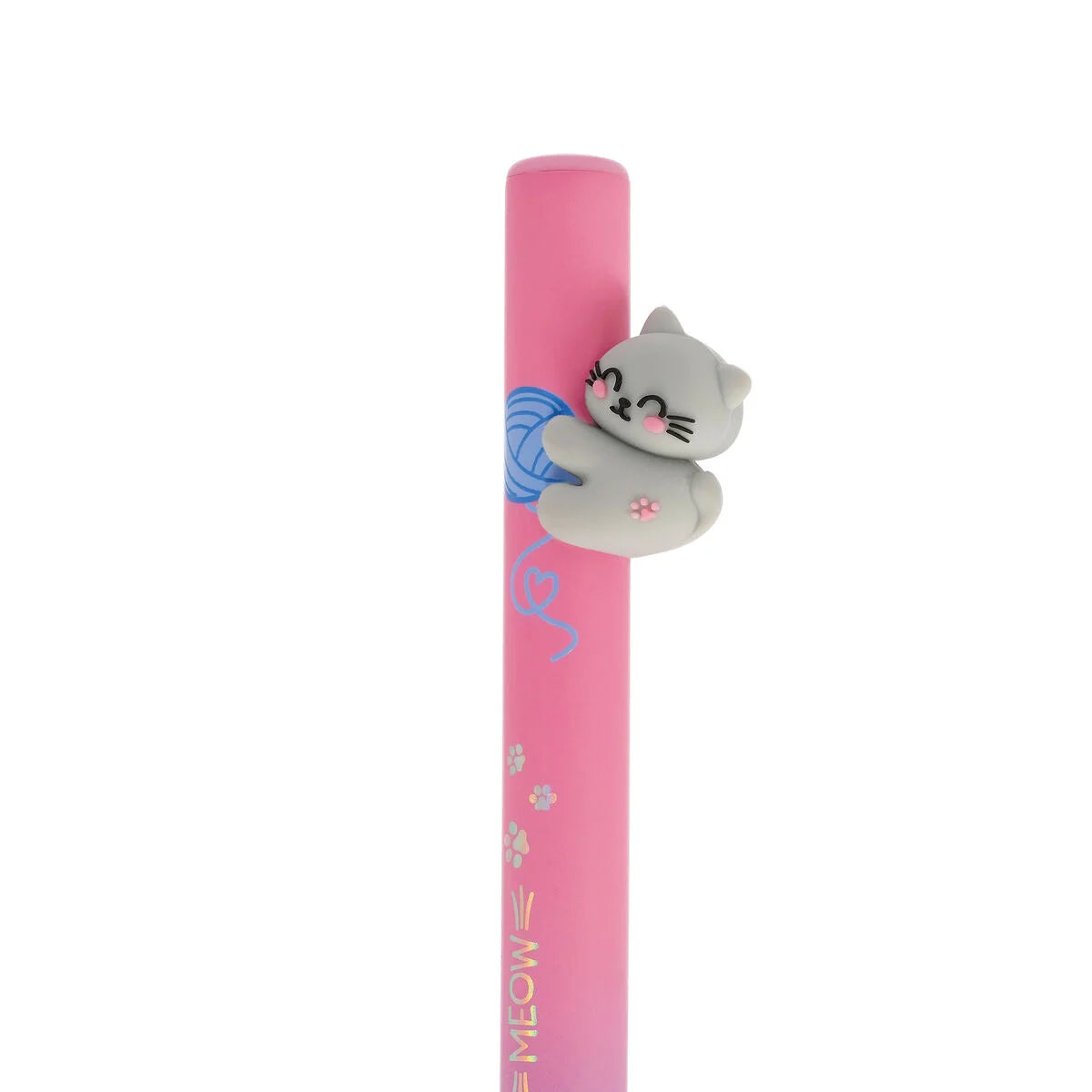 Kitty Retractable Ballpoint Pen "Be Curious" - Free Hugs