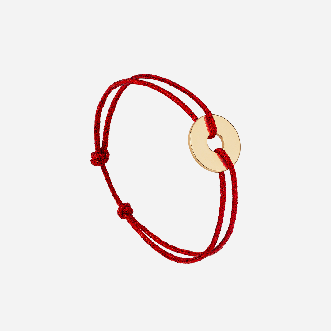 Bracelet Cible - Rouge/Or