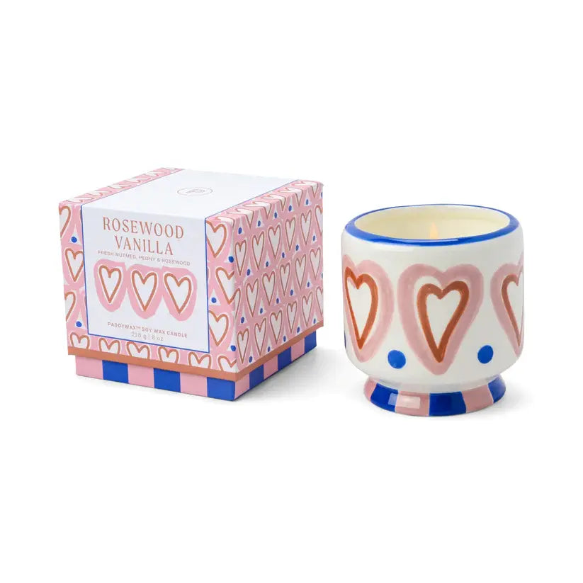 Bougie Parfumée - A Dopo Cœur, Bois de Rose & Vanille