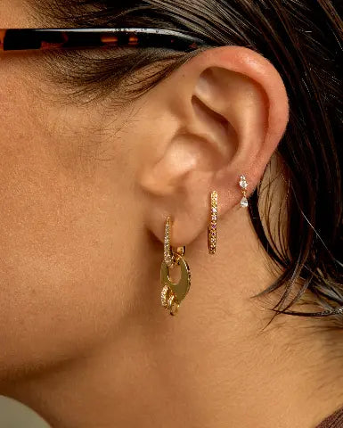 Rainbow Long Delhi Earrings