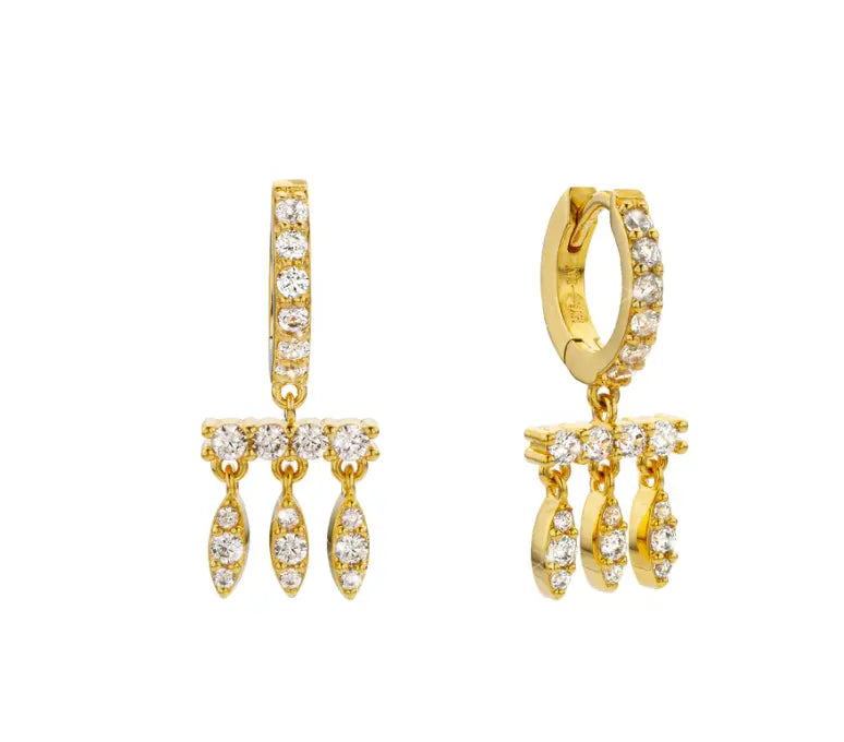 Trinidad Gold Earrings