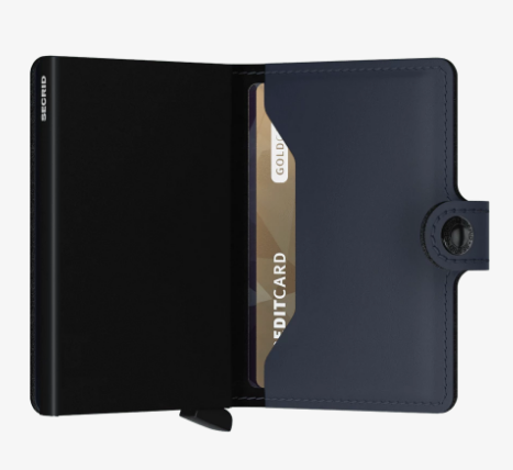 Portemonnee Miniwallet Matte Night Blue