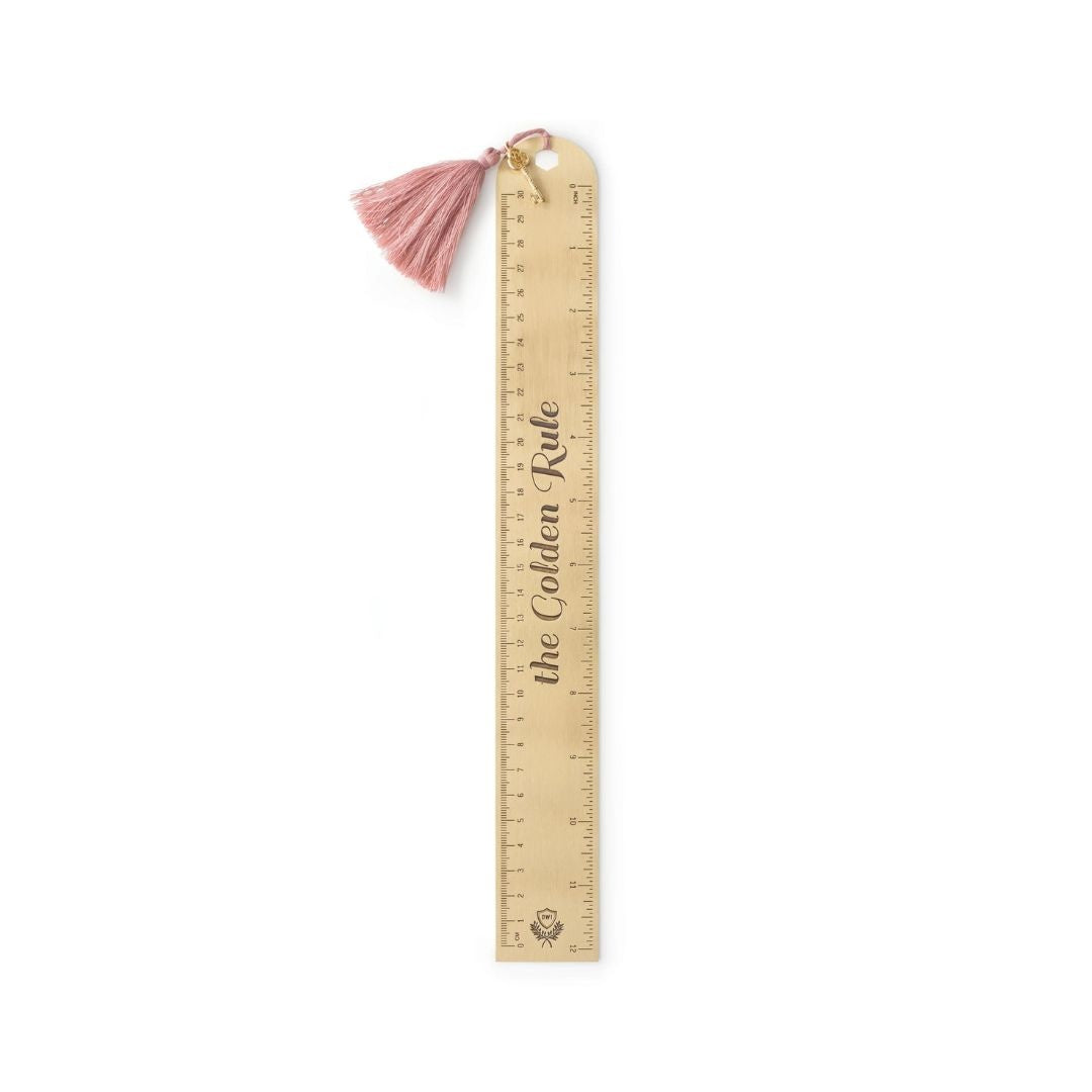 The Golden Rule Ruler with Tassel & Charm 
