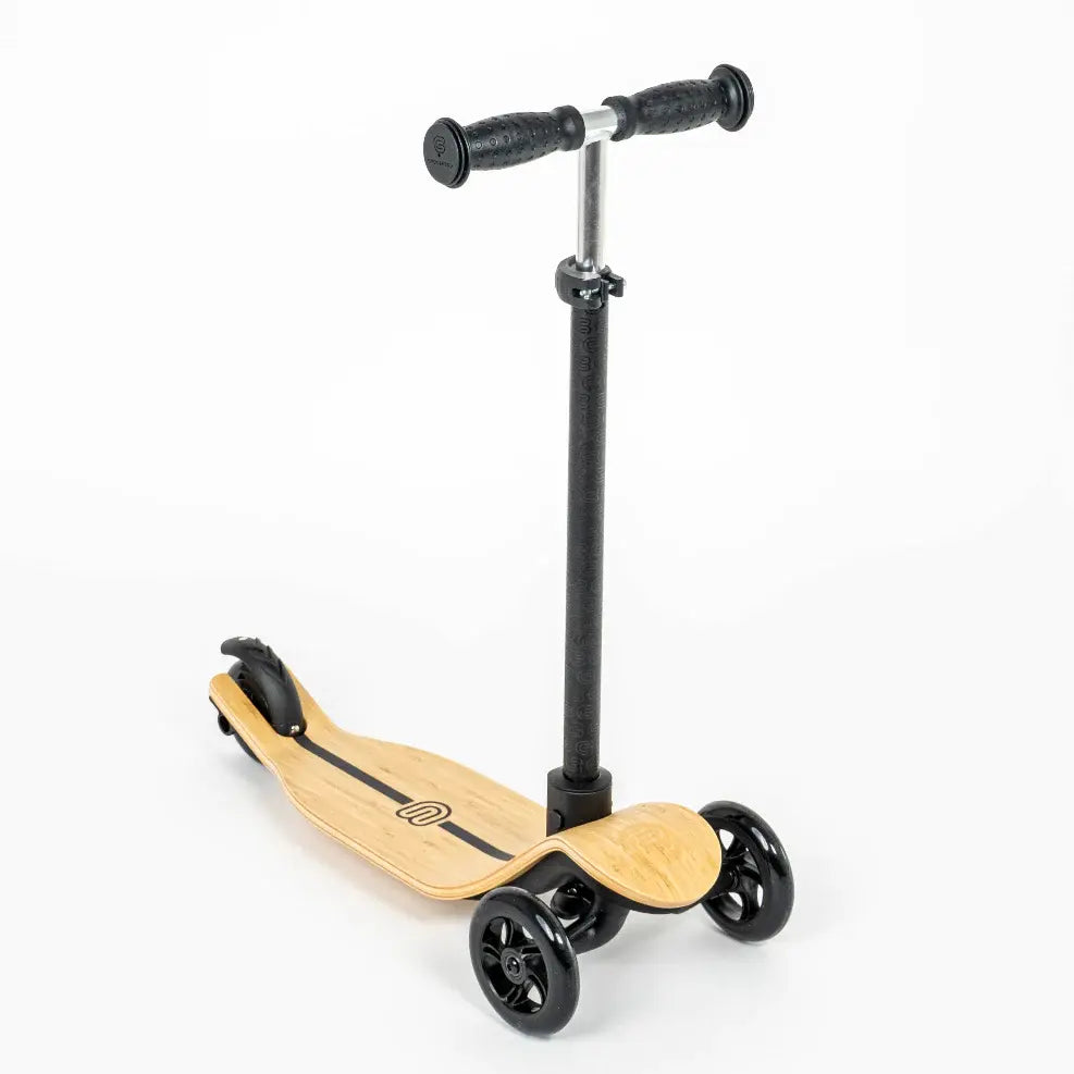 Trottinette Tertroller Noire et Bambou