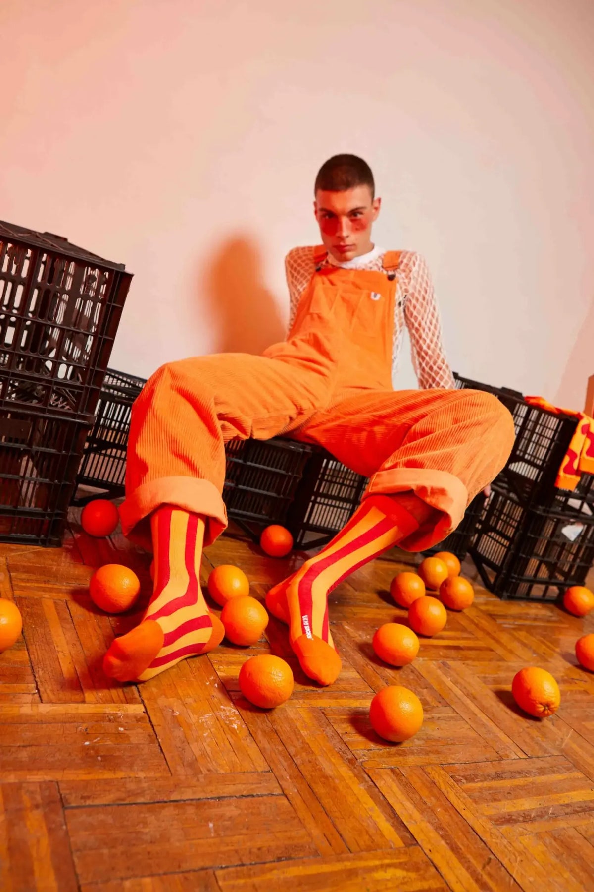 Socks - Juicy Oranges - x2