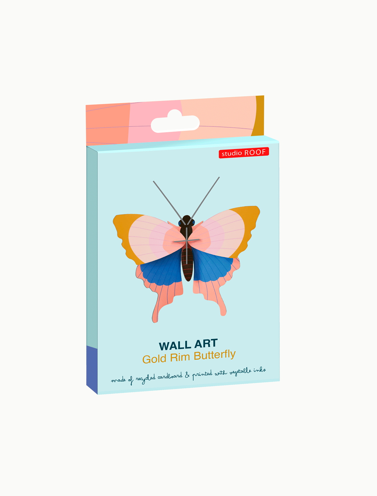 Gold Rim Butterfly Wall Decoration